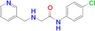 n-(4-Chlorophenyl)-2-[(pyridin-3-ylmethyl)amino]acetamide