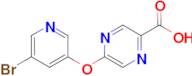 5-[(5-bromopyridin-3-yl)oxy]pyrazine-2-carboxylic acid