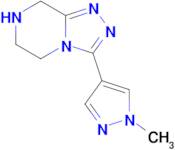 1-Methyl-4-{5h,6h,7h,8h-[1,2,4]triazolo[4,3-a]pyrazin-3-yl}-1h-pyrazole