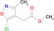 Methyl 2-(5-chloro-3-methyl-1,2-oxazol-4-yl)acetate