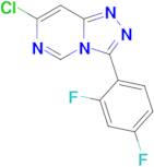 7-Chloro-3-(2,4-difluorophenyl)-[1,2,4]triazolo[4,3-c]pyrimidine