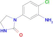 1-(3-Amino-4-chlorophenyl)imidazolidin-2-one