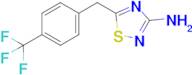 5-{[4-(trifluoromethyl)phenyl]methyl}-1,2,4-thiadiazol-3-amine