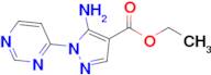 Ethyl 5-amino-1-(pyrimidin-4-yl)-1h-pyrazole-4-carboxylate