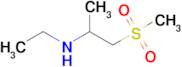 Ethyl(1-methanesulfonylpropan-2-yl)amine