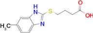 4-[(6-methyl-1H-1,3-benzodiazol-2-yl)sulfanyl]butanoic acid
