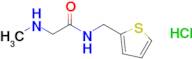 2-(Methylamino)-N-(thiophen-2-ylmethyl)acetamide hydrochloride