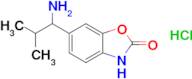 6-(1-Amino-2-methylpropyl)-2,3-dihydro-1,3-benzoxazol-2-one hydrochloride