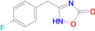 3-[(4-fluorophenyl)methyl]-2,5-dihydro-1,2,4-oxadiazol-5-one