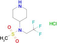 n-(Piperidin-4-yl)-N-(2,2,2-trifluoroethyl)methanesulfonamide hydrochloride