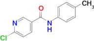 6-Chloro-N-(4-methylphenyl)pyridine-3-carboxamide