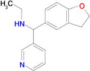 [2,3-dihydro-1-benzofuran-5-yl(pyridin-3-yl)methyl](ethyl)amine