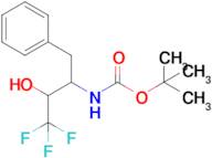 Tert-butyl n-(4,4,4-trifluoro-3-hydroxy-1-phenylbutan-2-yl)carbamate