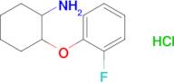 2-(2-Fluorophenoxy)cyclohexan-1-amine hydrochloride