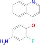 3-Fluoro-4-(quinolin-4-yloxy)aniline