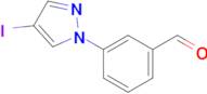 3-(4-Iodo-1h-pyrazol-1-yl)benzaldehyde