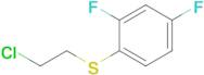 1-[(2-chloroethyl)sulfanyl]-2,4-difluorobenzene