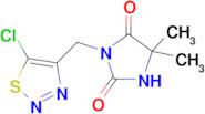 3-[(5-chloro-1,2,3-thiadiazol-4-yl)methyl]-5,5-dimethylimidazolidine-2,4-dione