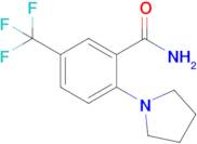 2-(Pyrrolidin-1-yl)-5-(trifluoromethyl)benzamide