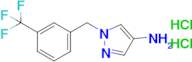 1-{[3-(trifluoromethyl)phenyl]methyl}-1h-pyrazol-4-amine dihydrochloride