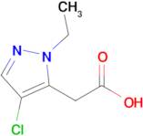 2-(4-Chloro-1-ethyl-1h-pyrazol-5-yl)acetic acid