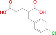 2-[(4-chlorophenyl)methyl]pentanedioic acid