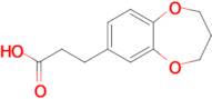 3-(3,4-Dihydro-2h-1,5-benzodioxepin-7-yl)propanoic acid