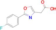 2-[2-(4-fluorophenyl)-1,3-oxazol-4-yl]acetic acid