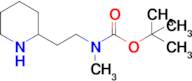 Tert-butyl n-methyl-N-[2-(piperidin-2-yl)ethyl]carbamate