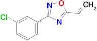3-(3-Chlorophenyl)-5-ethenyl-1,2,4-oxadiazole