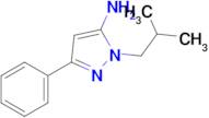 1-(2-methylpropyl)-3-phenyl-1H-pyrazol-5-amine