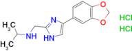 {[4-(1,3-dioxaindan-5-yl)-1h-imidazol-2-yl]methyl}(propan-2-yl)amine dihydrochloride