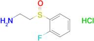 2-(2-Fluorobenzenesulfinyl)ethan-1-amine hydrochloride