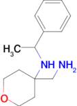 4-(Aminomethyl)-N-(1-phenylethyl)oxan-4-amine