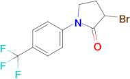 3-Bromo-1-[4-(trifluoromethyl)phenyl]pyrrolidin-2-one