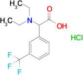 2-(Diethylamino)-2-[3-(trifluoromethyl)phenyl]acetic acid hydrochloride