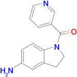 1-(Pyridine-3-carbonyl)-2,3-dihydro-1h-indol-5-amine