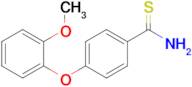 4-(2-Methoxyphenoxy)benzene-1-carbothioamide