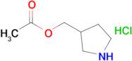 (Pyrrolidin-3-yl)methyl acetate hydrochloride