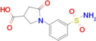 5-Oxo-1-(3-sulfamoylphenyl)pyrrolidine-3-carboxylic acid