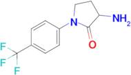 3-Amino-1-[4-(trifluoromethyl)phenyl]pyrrolidin-2-one