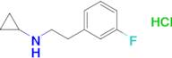 n-[2-(3-fluorophenyl)ethyl]cyclopropanamine hydrochloride