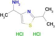 1-[2-(propan-2-yl)-1,3-thiazol-4-yl]ethan-1-amine dihydrochloride