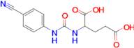 2-{[(4-cyanophenyl)carbamoyl]amino}pentanedioic acid