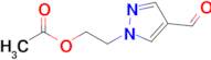 2-(4-Formyl-1h-pyrazol-1-yl)ethyl acetate