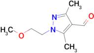 1-(2-Methoxyethyl)-3,5-dimethyl-1h-pyrazole-4-carbaldehyde