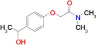 2-[4-(1-hydroxyethyl)phenoxy]-N,N-dimethylacetamide