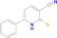 6-phenyl-2-sulfanylidene-1,2-dihydropyridine-3-carbonitrile