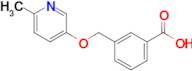 3-{[(6-methylpyridin-3-yl)oxy]methyl}benzoic acid