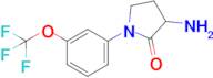 3-Amino-1-[3-(trifluoromethoxy)phenyl]pyrrolidin-2-one